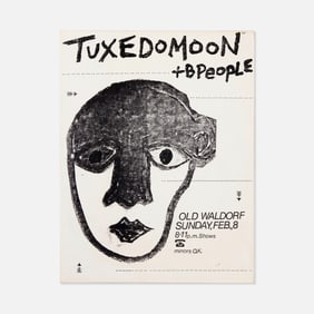 Old Waldorf, Tuxedomoon, Bpeople, Flyer