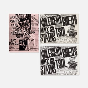 Devonshire Downs, Adoloescents, Cheifs, T.S.O.L., Stains, Three Flyers