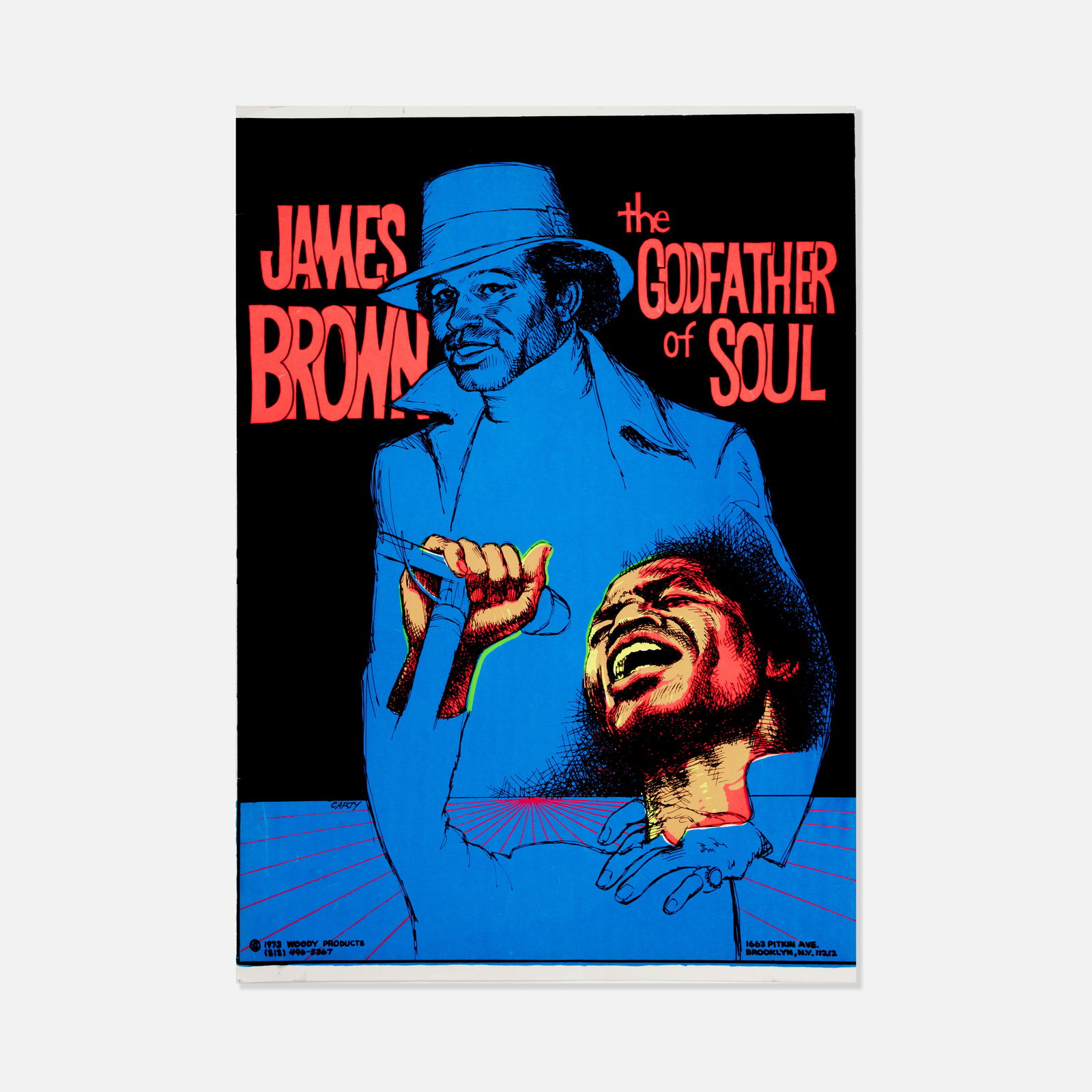 Carty, Woody Products, James Brown, Poster (1 of 1)