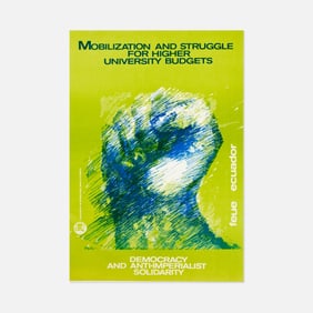International Union of Students, Democracy and Anti-Imperialist Solidarity, Poster