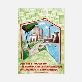 International Union of Students, Education Reform in Latin America Poster