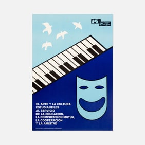International Union of Students, Student Art and Culture, Poster