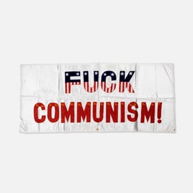 Anonymous, Paul Krassner and John Francis Putnam, Fuck Communism!, Banner
