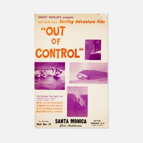 Grant Rohloff, Out of Control, Poster