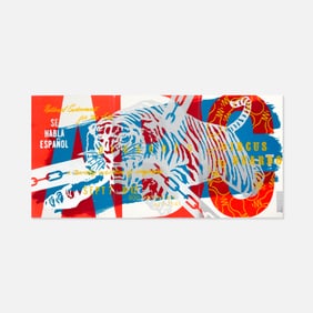 Rirchard Duardo, Mike Fink, Traveling Exhibition of Serigraphs, Announcement