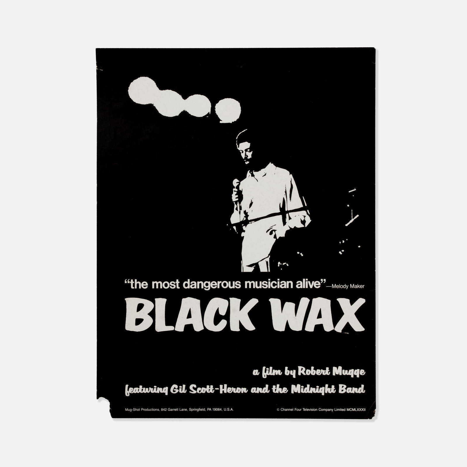 Robert Mugge, Gil-Scott Heron, Poster (1 of 1)