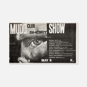 Mudd Club, Short Show, Poster