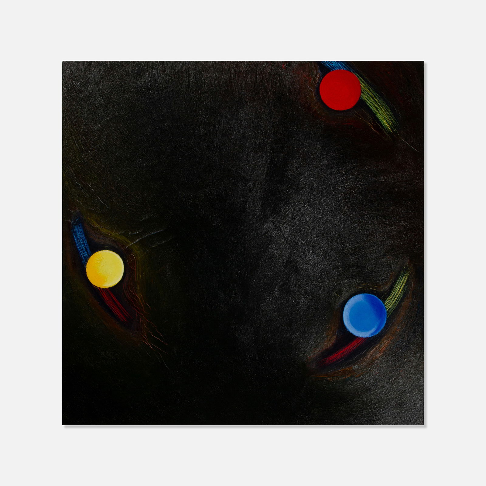 Raymond Lee Berry (Rayberry), Life's Primal Force, Yellow Red Blue (1 of 2)