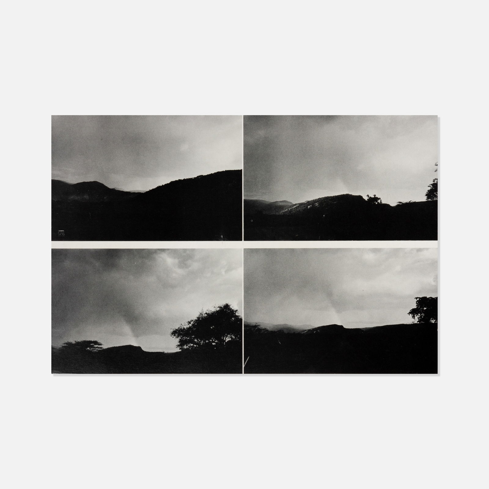 Richard Long, Multiples, Inc., Rain Dance, August 24, 1969, The Rift Valley, East Africa (1 of 2)