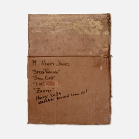 M. Henry Jones, Cardboard Sign