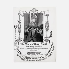 M. Henry Jones, Anthology Film Archives, The Work of Harry Smith, Flyer
