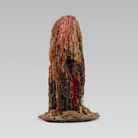 Incidental, Candle Dripped Wine Bottle