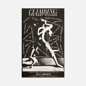 Hal Bromm, Mark Kostabi, Climbing the East Village Poster
