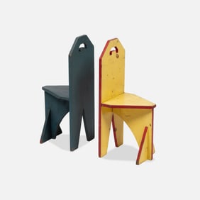 Homemade, Modernist Child's Chairs