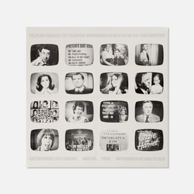 Billy Adler, John Margolies, Contemporary Arts Museum, The Television Environment Poster