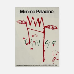 Mimmo Paladino, Waddington Galleries, Exhibition Poster