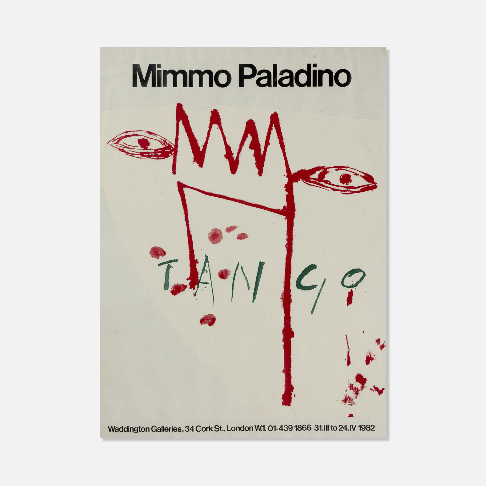 Mimmo Paladino, Waddington Galleries, Exhibition Poster (1 of 2)