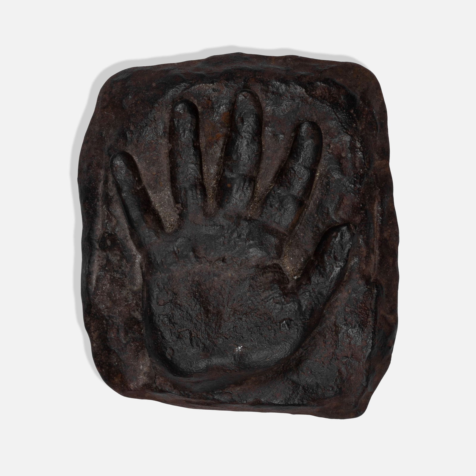 Anonymous, Embossed Iron Hand Casting (1 of 3)