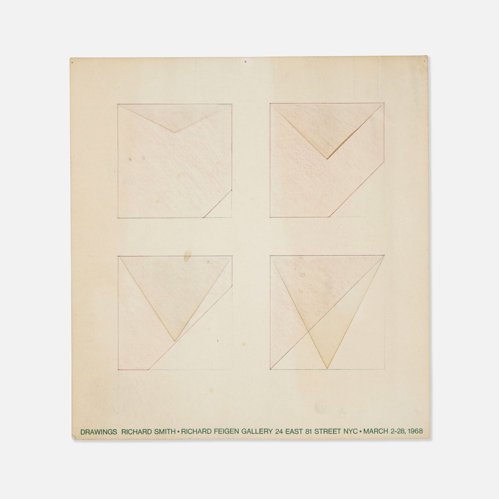 Richard Smith, Richard Feigen Gallery, Drawings Poster (1 of 1)