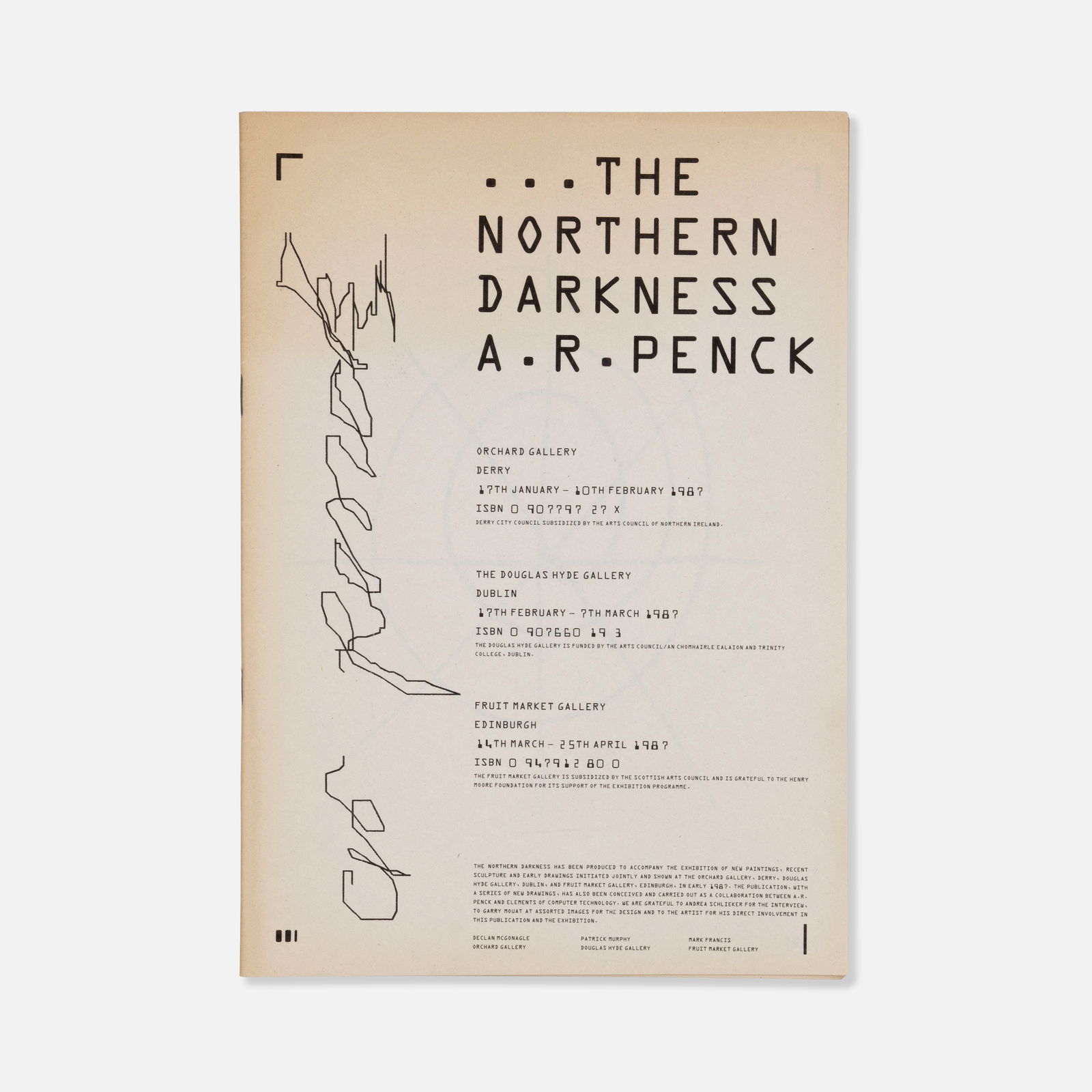 A.R. Penck, The Northern Darkness (1 of 3)