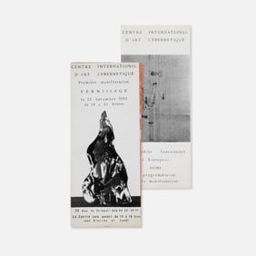 Centre International D'Art Cybernetique, Pamphlet and Insert