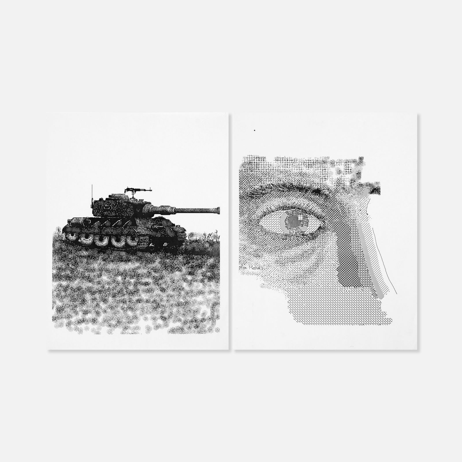 Vernacular, Two Computer-Aided Prints (1 of 1)