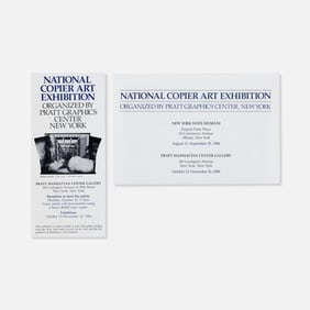 Pratt Graphics Center, National Copier Art Exhibition