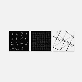 Manfred Mohr, Division Series Triptych