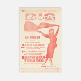 Big Black, U-Men, et al., Poster