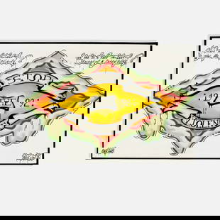 REK, Untitled (Stop the Violence): USA, 1992 8 5/8 x 12 1/4 marker and ink on paper Signed to lower right corner [REK:NSA]. Frank "REK" Santiago, Jr. is a graffiti artist recognized for his contributions to the New York City subway art