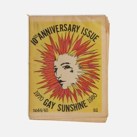 Gay Sunshine, 10th Anniversary Issue, No. 44/45
