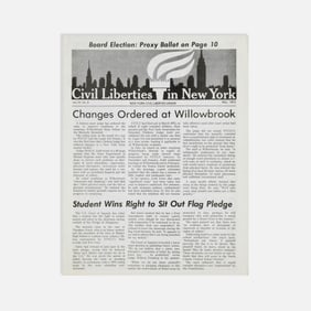New York Civil Liberties Union, Civil Liberties in New York, Vol. XX, No. 8