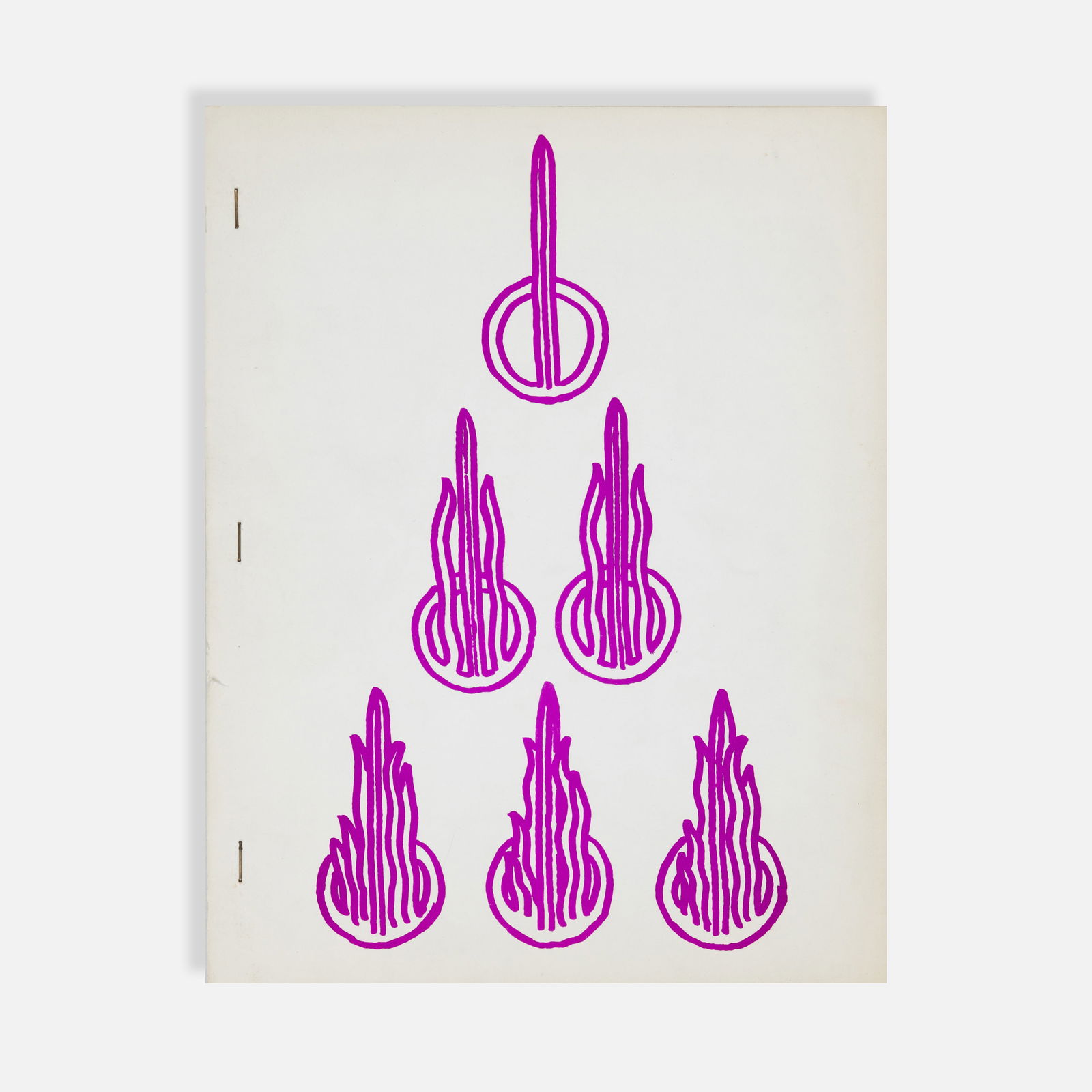 Lewis Warsh, Alan Saret, Today, Signed: USA, 1974 11 x 8 1/2 printed matter 'Today' by Lewis Warsh. Published by the Poetry Project. Cover design by Alan Saret. Signed by Warsh and Saret. Pickup and shipping from Treadwell, NY. Alternative