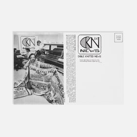 Phil Simkin, Cable Knitted News, Announcement Card