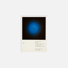 P.S.1, Michael Hardesty, Vigil, Announcement Card
