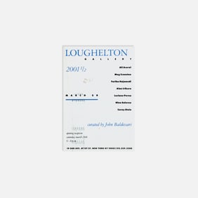 Loughelton Gallery, 2001 1/2, Announcement Card