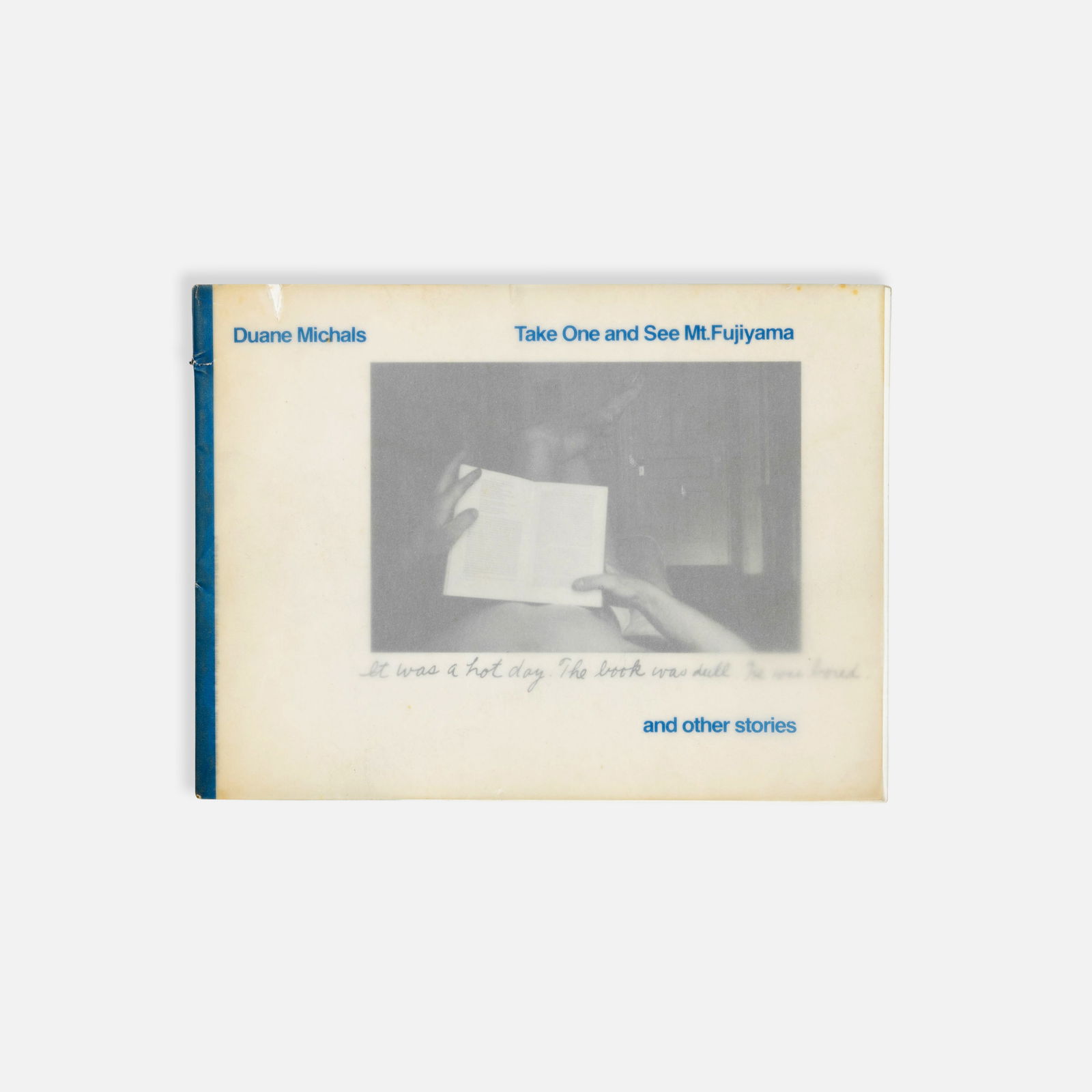 Duane Michals, Take One and See Mt. Fujiyama and other stories: USA, 1976 6 x 8 printed matter 'Take One and See Mt. Fujiyama and other stories' by Duane Michaels. Published by Stefan Mihal and distributed by Light Impressions, first edition. Pickup and shipping f