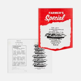 Ray Johnson, The Last Correspondence Show, Flyer and Correspondence