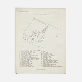 DIA Art Foundation, John Chamberlain, Chamberlain Gardens, Map