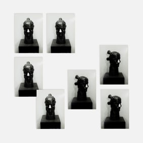Anonymous, Nancy Grossman, Seven Mask Photographs