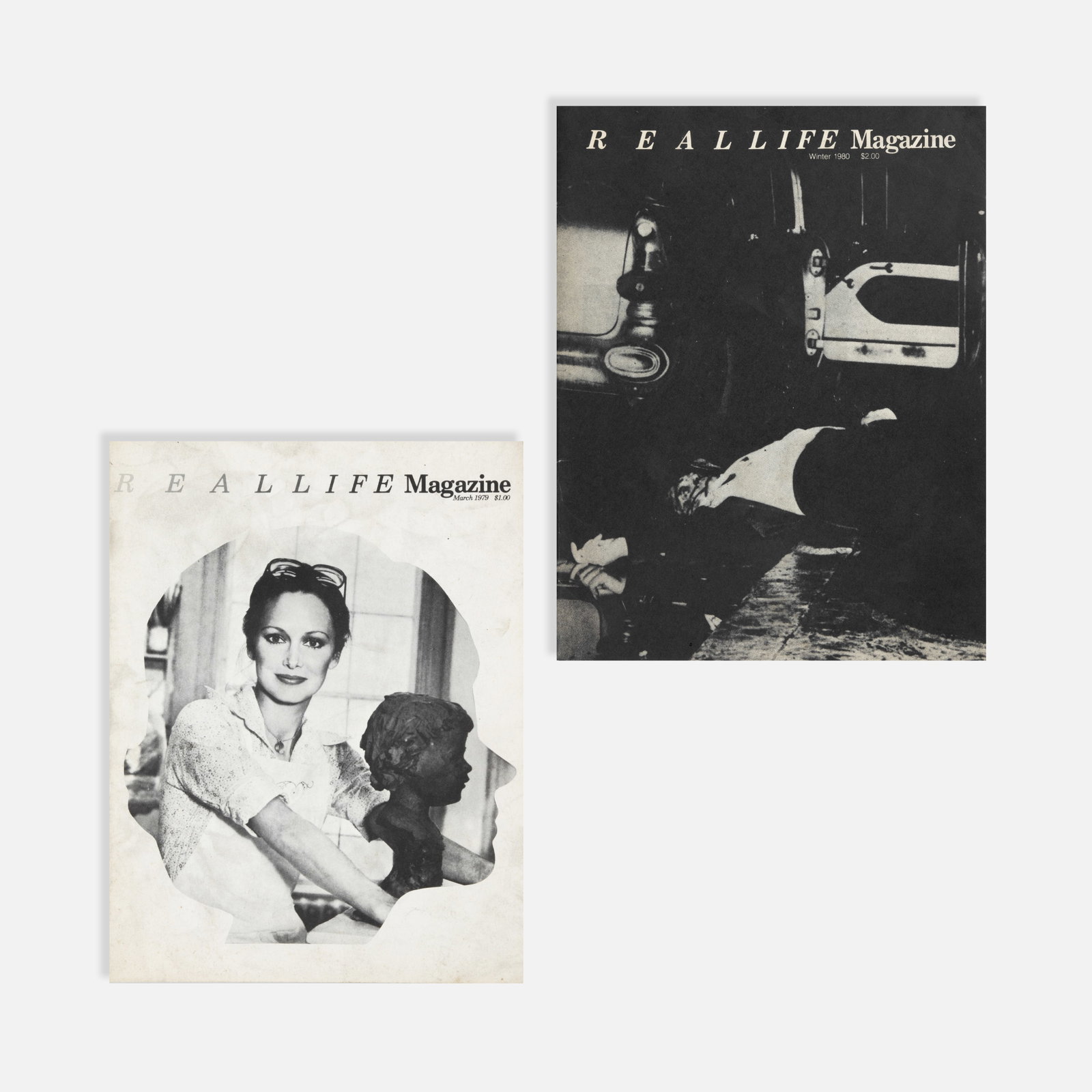 Real Life Magazine, No. 1, No. 5: USA, 1979/80 11 x 8 1/2 each printed matter Two Real Life Magazine issues from March 1979, the first ever issue, and Winter 1980. Real Life Magazine was a periodical co-founded and edited by artist Th