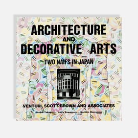 Robert Venturi, Denise Scott Brown, Architecture and Decorative Arts, Signed
