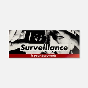 Barbara Kruger, Surveillance is your Busywork