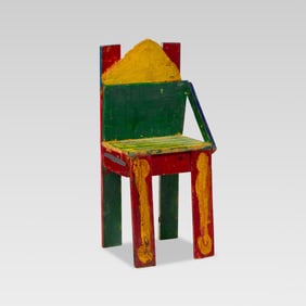 Outsider, Painted Chair