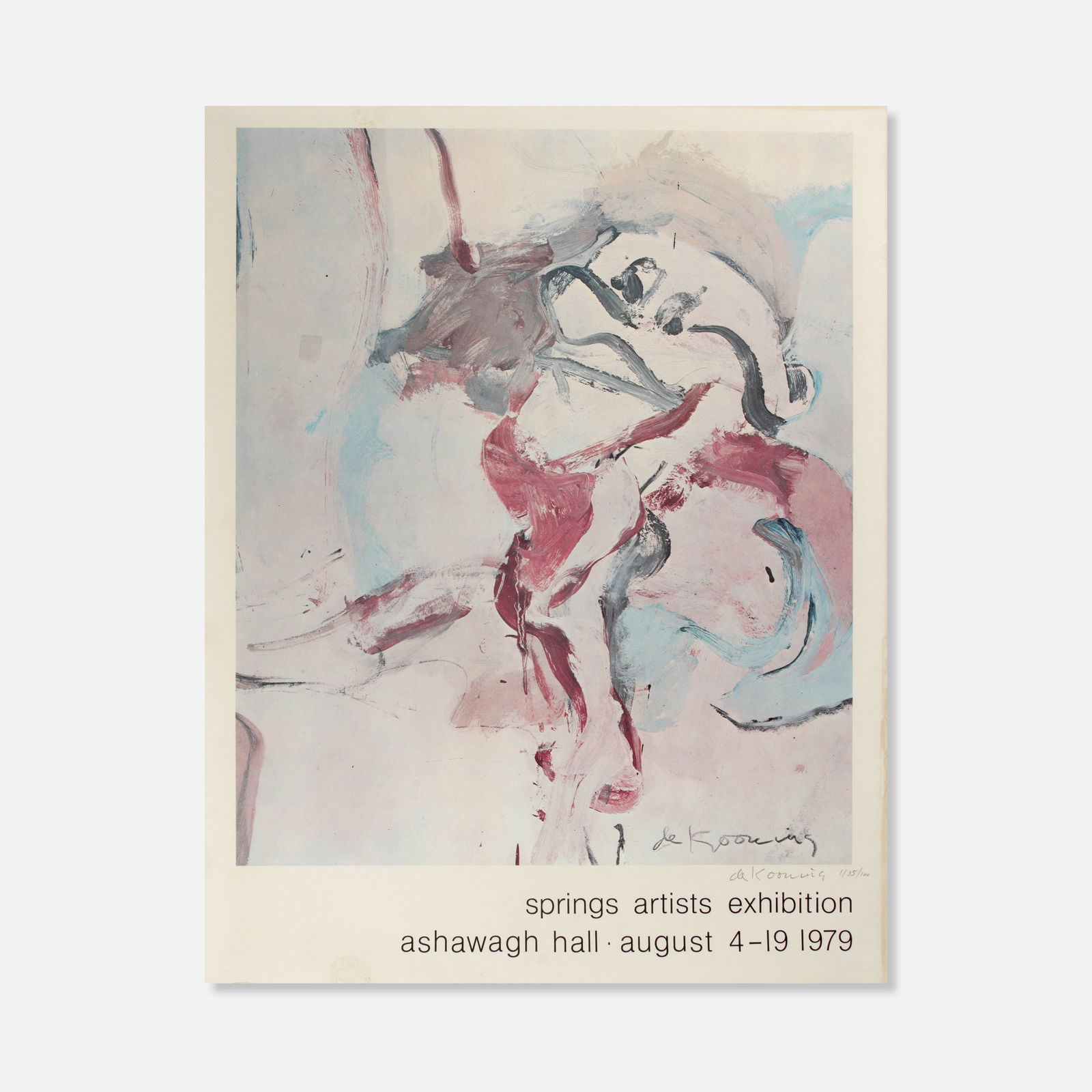 Morris Louis Painting Of The Spring Exhibition Poster.