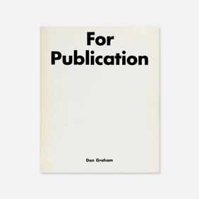 Dan Graham, Marian Goodman Gallery, For Publication