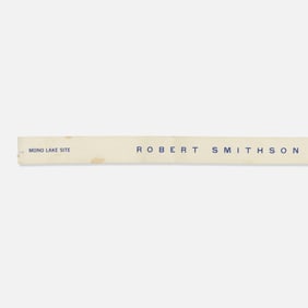 Robert Smithson, Dwan Gallery, Mono Lake Site/Mono Lake Nonsite Announcement
