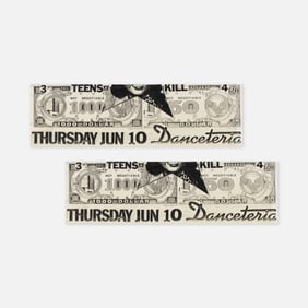 David Wojnarowicz, 3 Teens Kill 4, Danceteria, Two Handbills