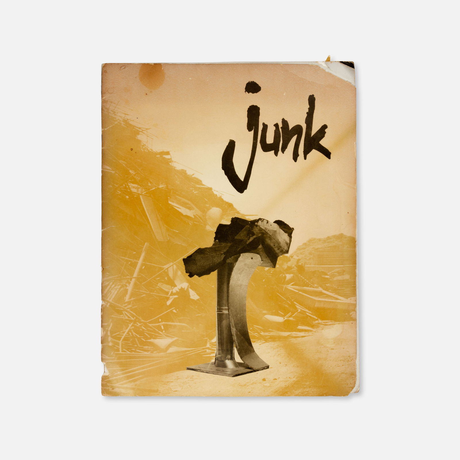 Noah Purifoy, et al., Junk (Art: 66 Signs of Neon): Los Angeles, c. 1971 10 1/2” x 13 3/4” printed matter Illustrated throughout; 12pp; illustrated wraps. ’66 Signs of Neon’ as an exhibition was the direct result of the 1965 Watts Upris