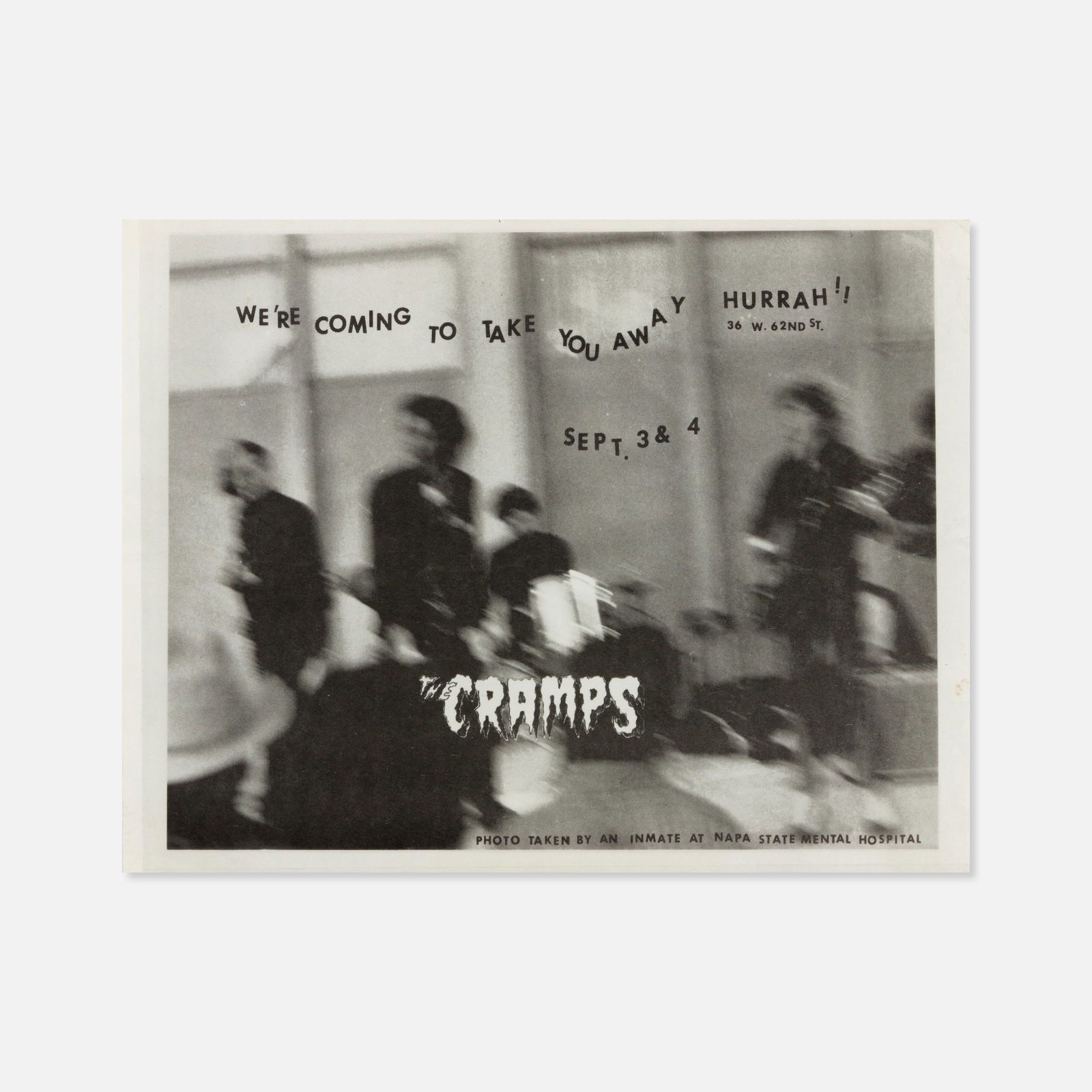 The Cramps, Hurrah, Flyer (1 of 1)